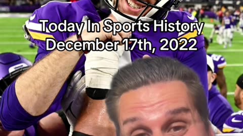 THE HISTORIC SPORTS MOMENT OF DECEMBER 17th, 2022