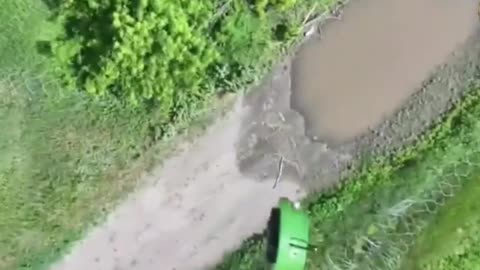 Russians Dropping Mines Onto Ukrainian Farmland