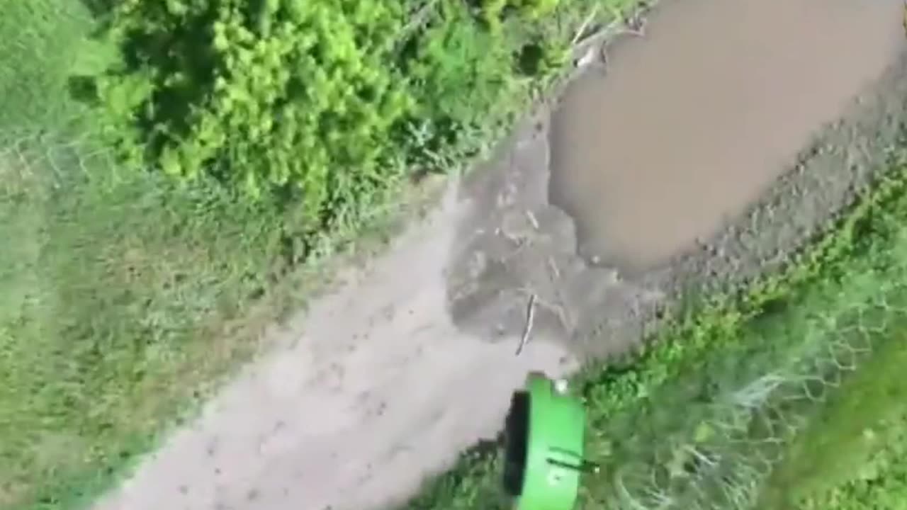 Russians Dropping Mines Onto Ukrainian Farmland