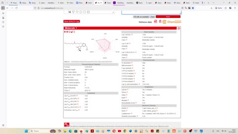 Ежовик Гребенчатый. Фармакологические Эринацины безопасные, активные. Силико анализ, разбор.