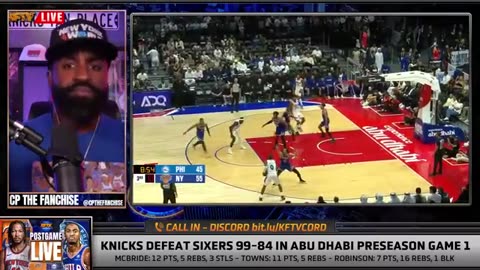 Knicks vs Sixers Preseason Post Game Show | Live Calls and Reactions! EP 635