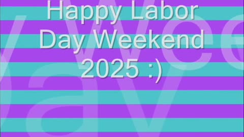 Happy Labour Day weekend y’all.