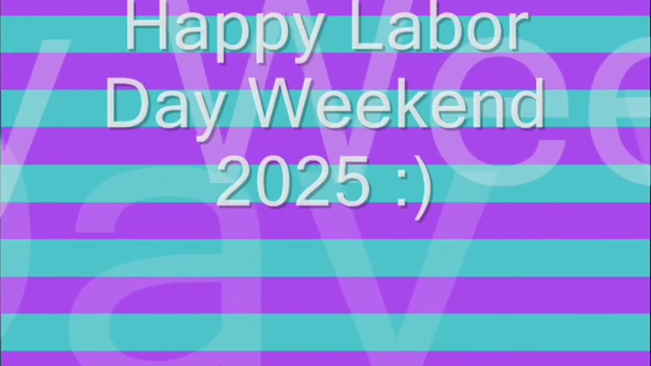 Happy Labour Day weekend y’all.