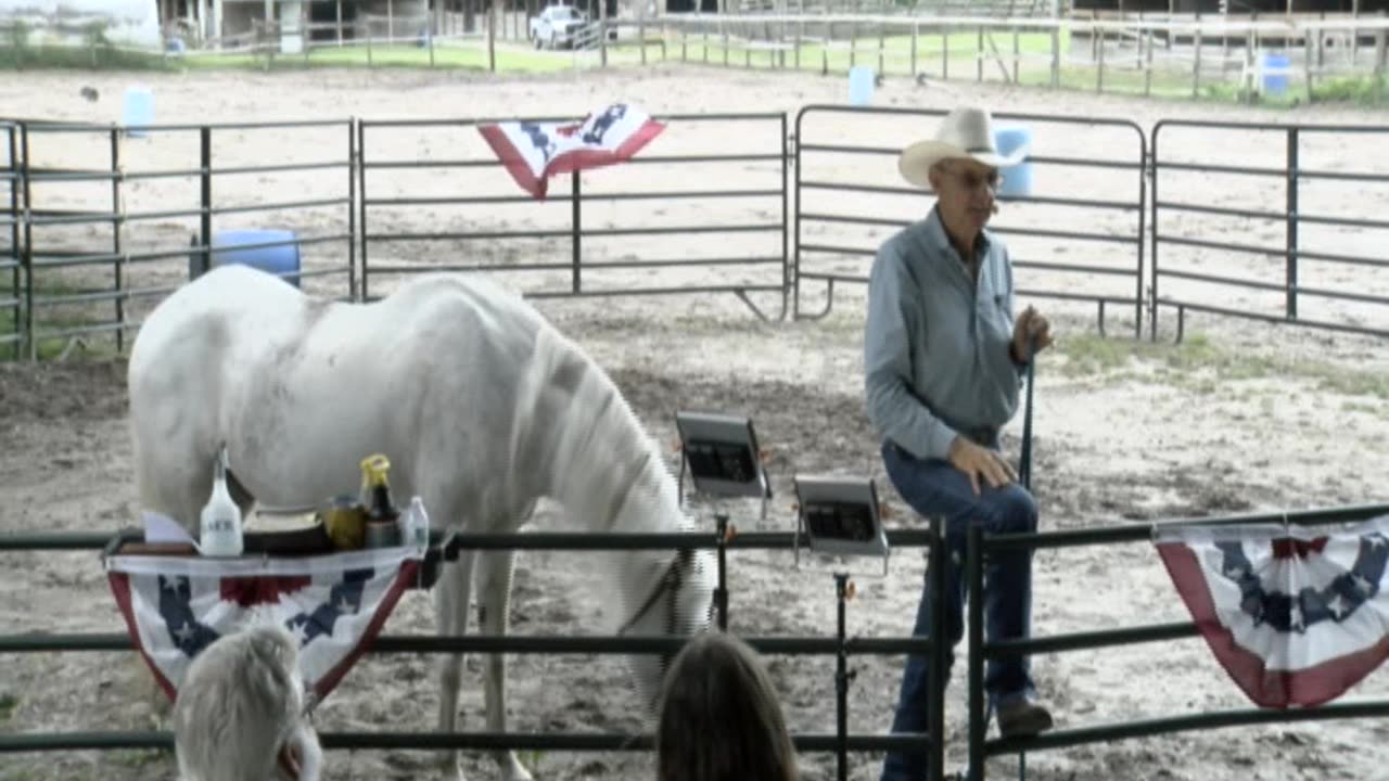 Skipper Calder & Cowboy-up Ministry bring horse training with a message at 11am.