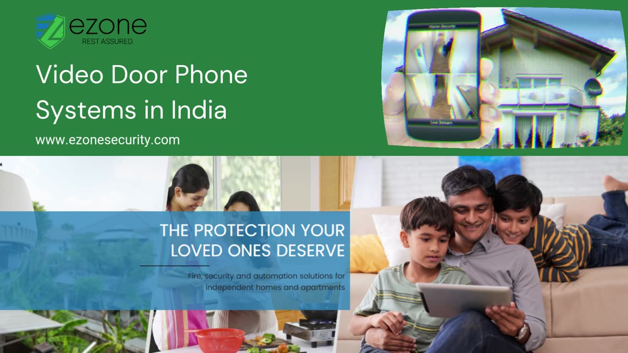 Video Door Phone Systems in India - www.ezonesecurity.com