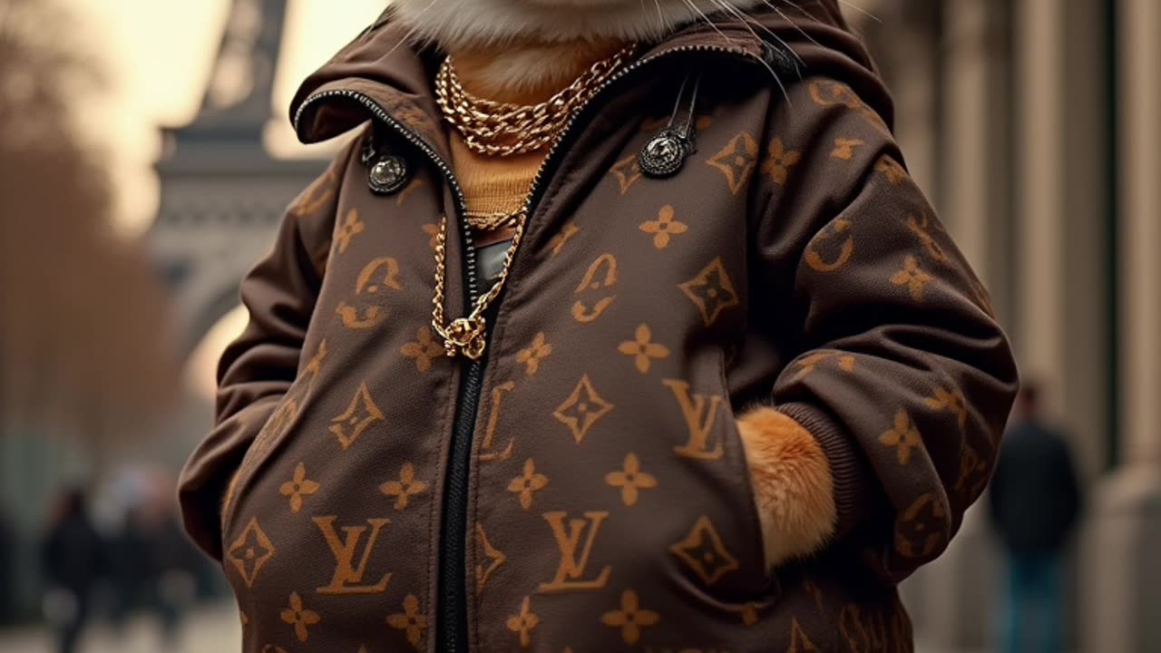 Chubby Cat’s Louis Vuitton OOTD | The Ultimate Pet Influencer Lookbook