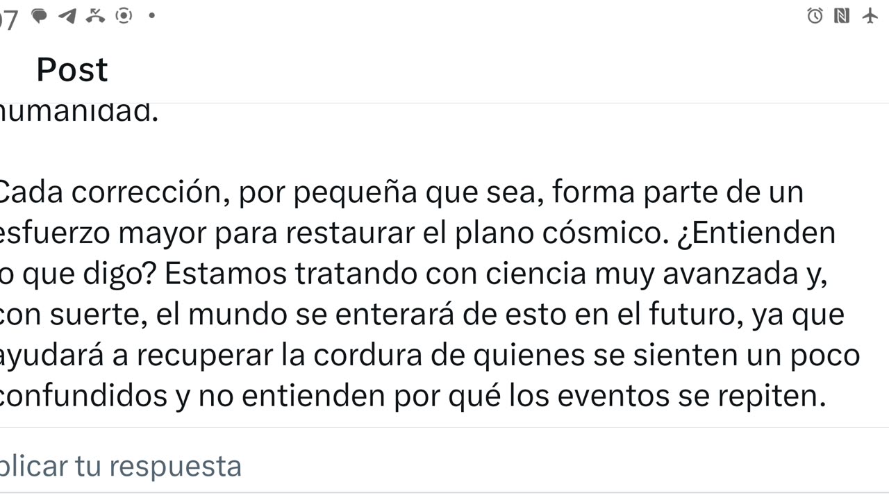 Ariel explica los "dejá vú" como parte del Programa Espacial Secreto