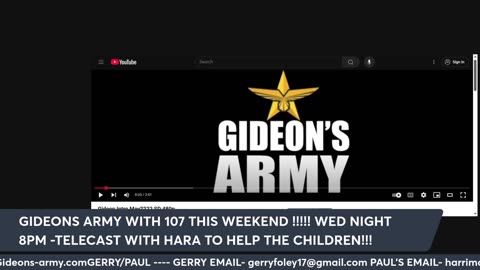 GIDEONS ARMY TUESDAY LIVE 5/13 @ 930 AM EST TRUTH AND HOPE DAILY