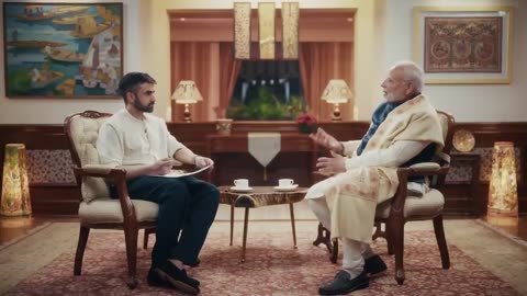 PM MODI OF INDIA WITH BILLIONAIRE NIKHIL KAMATH