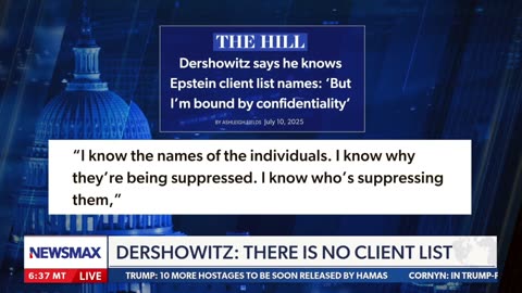 Finnerty grills Dershowitz on Epstein