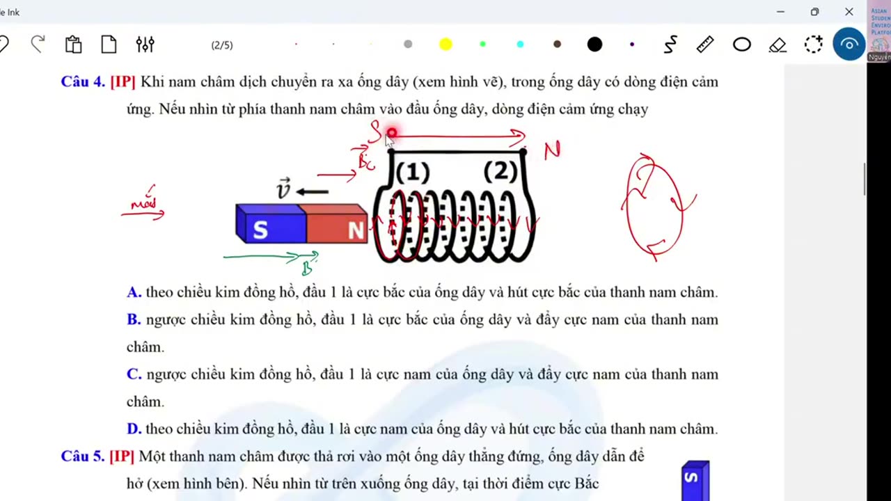 4 Ôn tập chương 3- Buổi 3- Cảm ứng điện từ (P1)