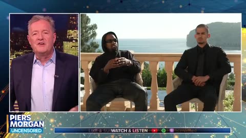 Kanye West walked out their interview with Piers Morgan