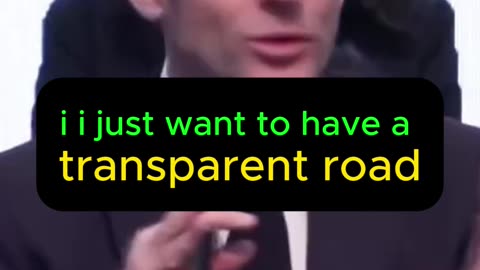 Macron says free speech is bullshit