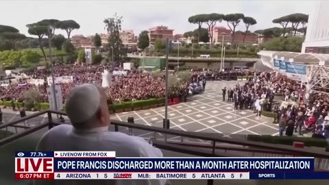 Pope Francis returns to Vatican after being discharged from hospital | LiveNOW from FOX