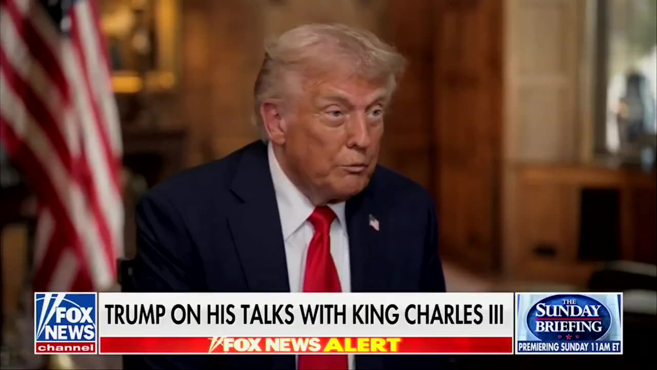 President Trump on King Charles