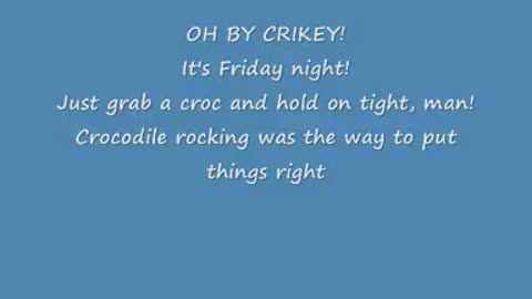 Baha Men - Crocodile Rock (With Lyrics)