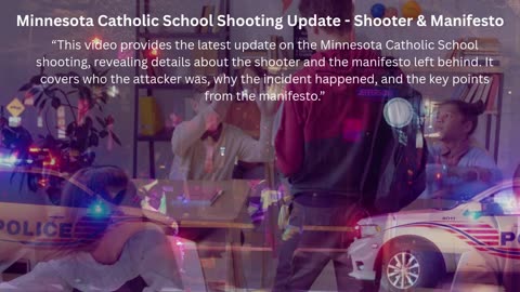Minnesota Catholic School Shooting Update | Shooter Identity & Manifesto Revealed