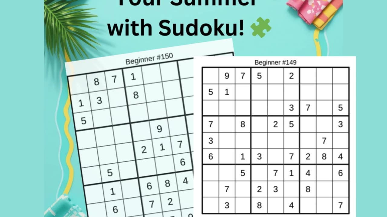 Partner your Summer With Sudoku