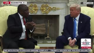 Trump puts the South African President in his place 🔥🔥