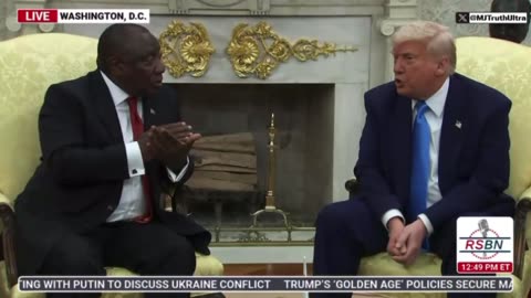 Trump puts the South African President in his place 🔥🔥