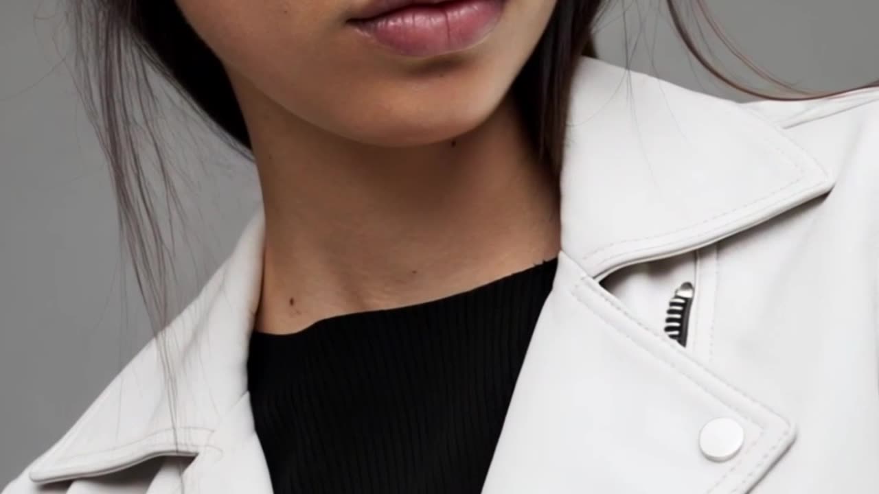 Cropped Biker That Makes White Look Fearless