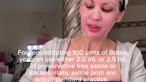 Let’s reconstitute our Botox Celmade.co use code: JAMIE