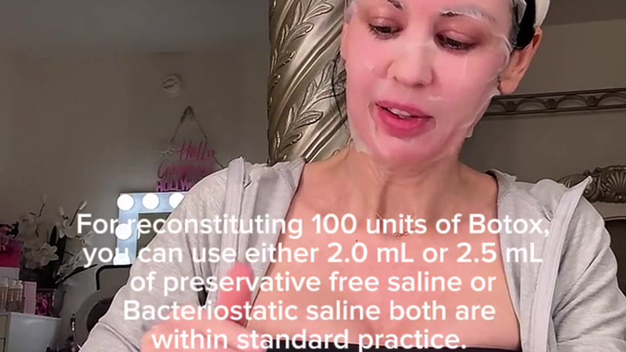 Let’s reconstitute our Botox Celmade.co use code: JAMIE
