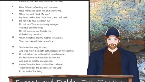 Forest and Fields Daily reading: Psalm 27