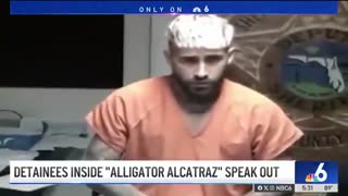 LISTEN: Alligator Alcatraz Inmate WHINES about conditions at Everglades facility
