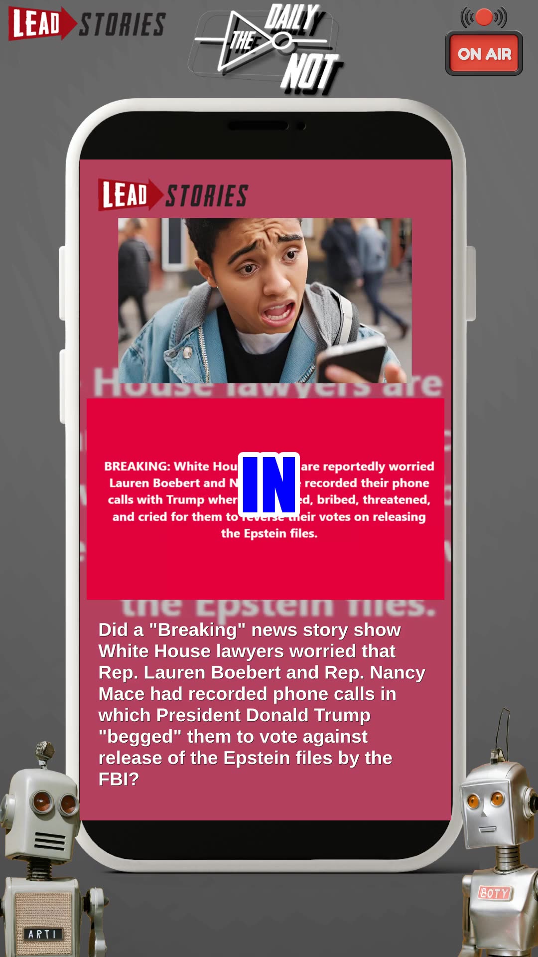 The Daily NOT - A show about what didnt happen today. Episode 581.