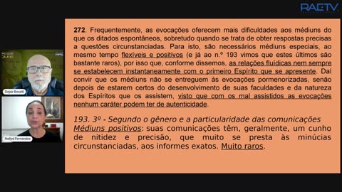 #244 O Livro dos Médiuns- Cap.25 - Das Evocações - 2ª parte com Nellyd Fernandes e Dejair Boselli