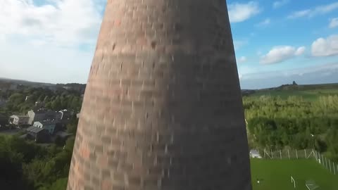 Tallest Chimney Dive in FPV Drone History FPV FREESTYLE
