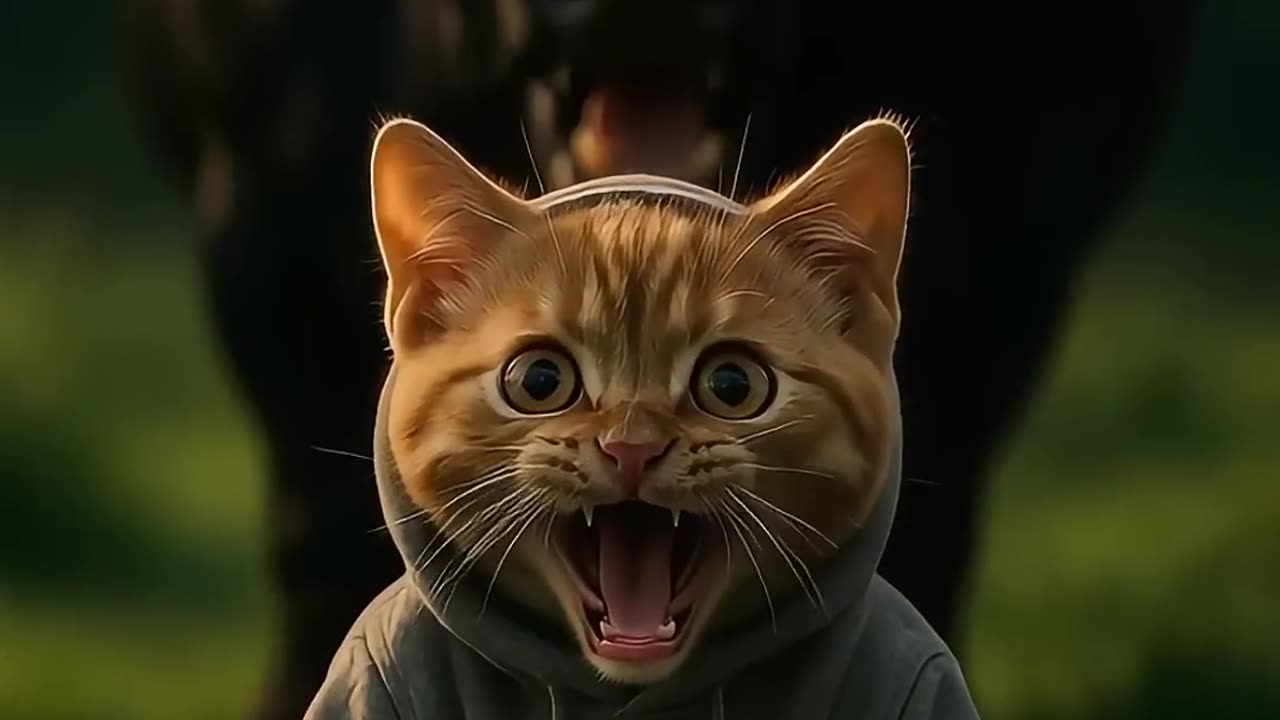 Cat Tries Milking a Cow and THIS Happens