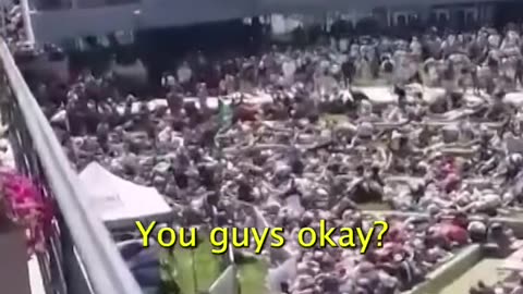 Charlie Kirk shooting caught on camera as crowds flee