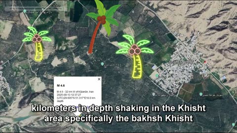 M4.6 Quake Shakes Kāzerūn Iran: Felt Reports