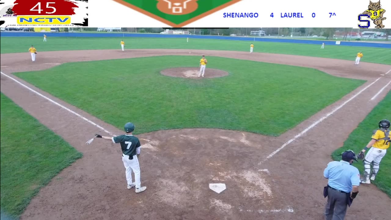 NCTV45 Highschool Baseball LAUREL VS SHENANGO TUES APR 29 2025