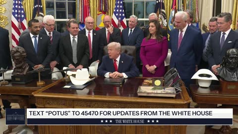 President Trump Participates in a Bill Signing Ceremony, Dec. 12, 2025