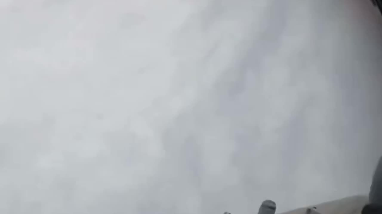 Hurricane hunters with the NOAA fly through the eye of the Hurricane Erin