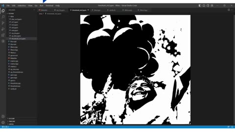 Student Work(Project)| DV1567: Blurring & Thresholding in Cybersecurity | C++ Image Processing Video