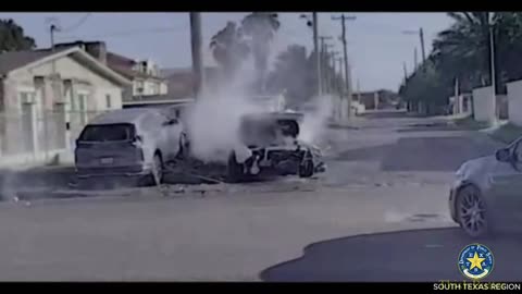 Smuggler arrested after being tased when leading Texas DPS trooper on pursuit with the hood up