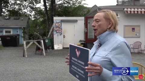Janet Mills To Distribute Virtue Signal Signs To Shops