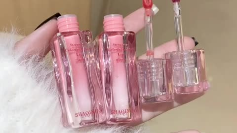 6pcs Glittering Water Lip Gloss Set