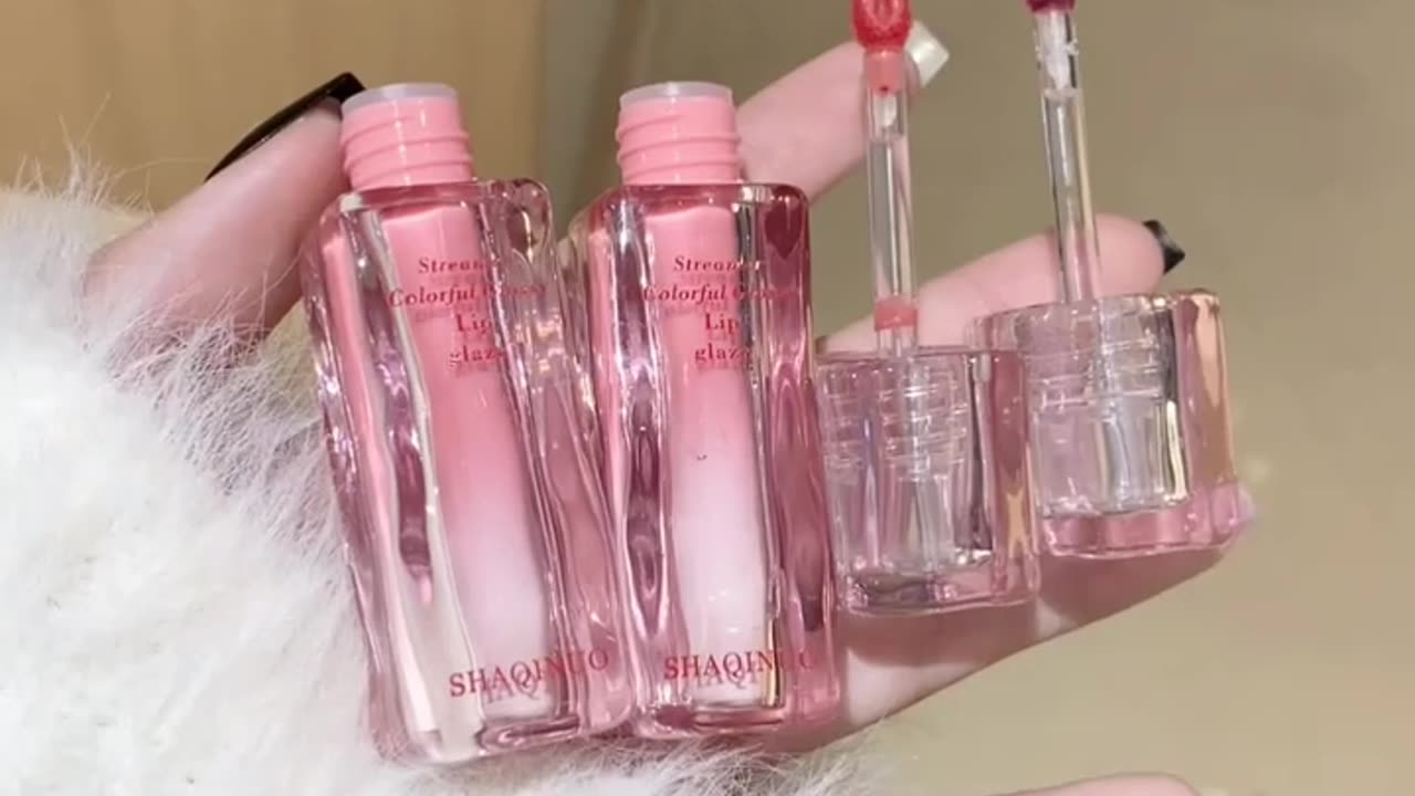 6pcs Glittering Water Lip Gloss Set