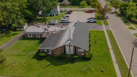 Gods church has a new roof.