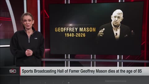Nicole Briscoe pays tribute to Sports Broadcasting Hall of Famer Geoffrey Mason SportsCenter