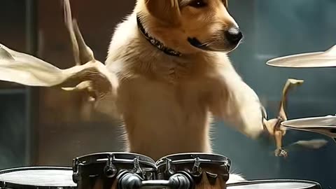 #bateristas #ia #animaisnotiktok #dog #cat #insetos #rock #metal #gui