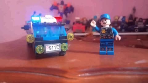 🎮 “Mini Cops on Duty! LEGO Bootleg Animation with AI Magic”