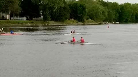 Rowing down the Hudson River