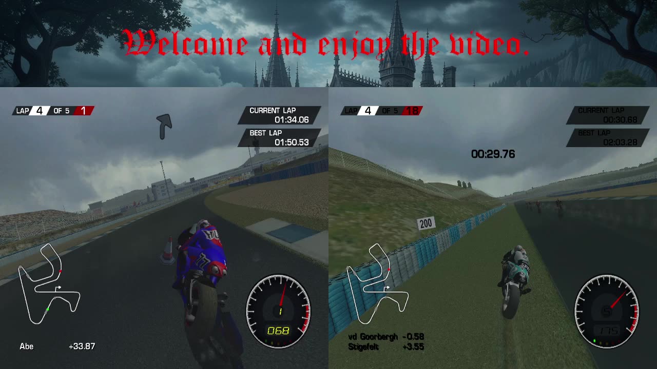 MotoGP (2002) HULT vs GZ gameplay part 12