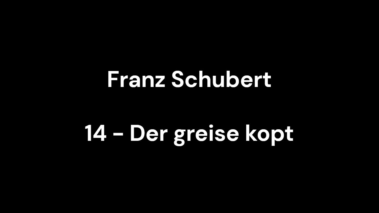 14 - Der greise kopt